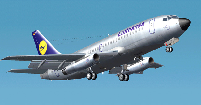 Lufthansa Boeing 737-200 This Is Repainted Textures Of Erick Cantus New Boeing 737-200 In — 1
