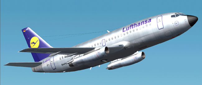 Lufthansa Boeing 737-200 This Is Repainted Textures Of Erick Cantus New Boeing 737-200 In