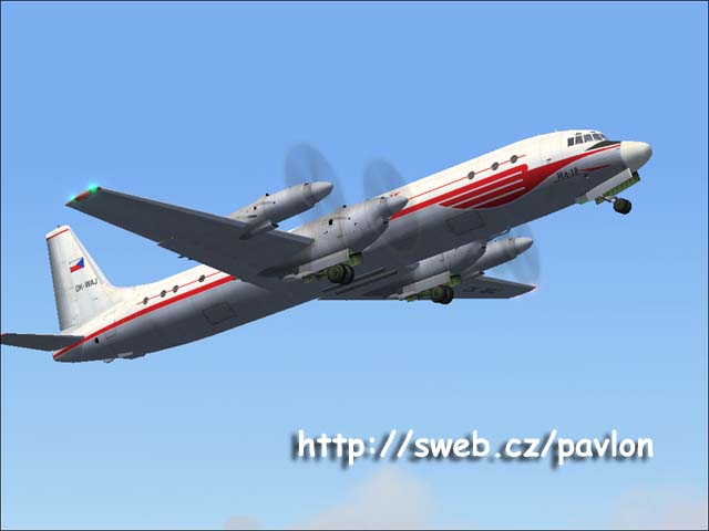 Czechoslovak Airlines Ilyushin Il-18D Fs2002 / Fs9 Repaint Csa Repaint: Zbynek Pavlon Basi