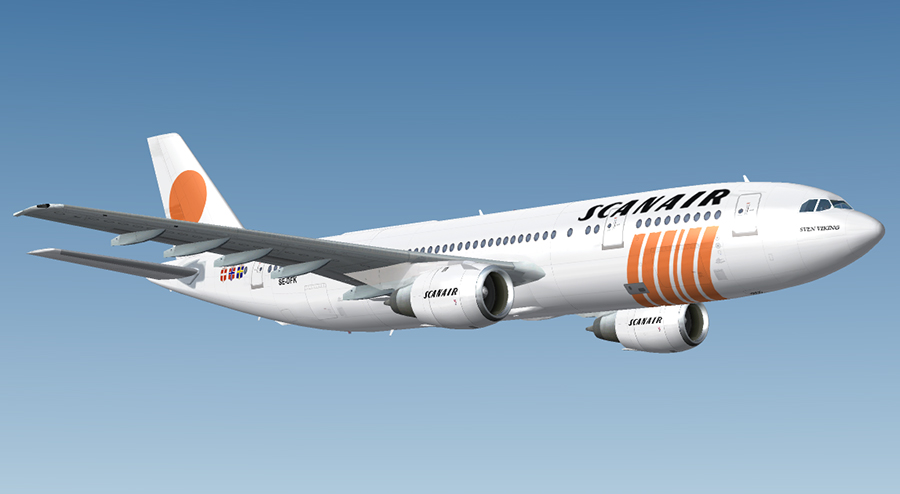 Fs2004 Stewart-Global Aircraft Airbus A300B4-200 The New Addition To The Sga Fleet, The Ai