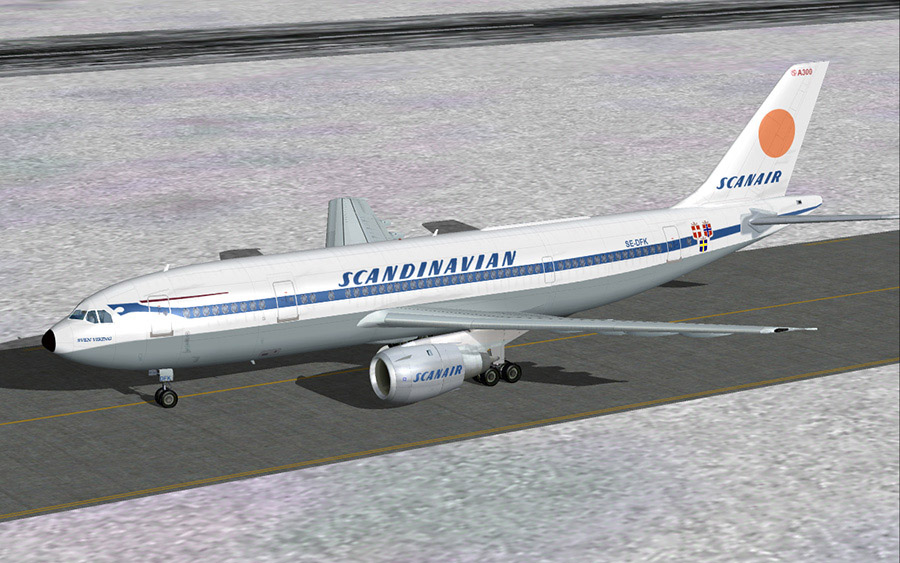 Fs2004 Stewart-Global Aircraft Airbus A300B4-200 The New Addition To The Sga Fleet, The Ai