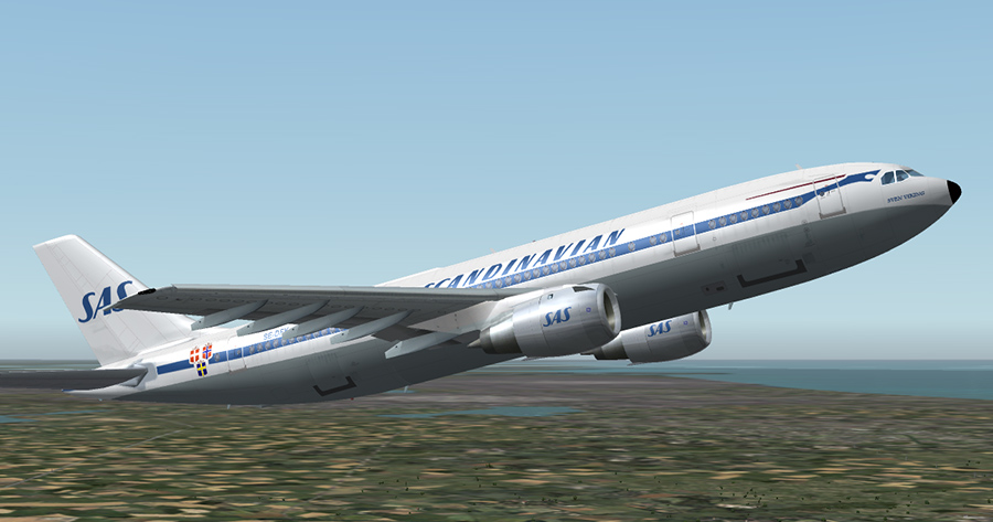 Fs2004 Stewart-Global Aircraft Airbus A300B4-200 The New Addition To The Sga Fleet, The Ai