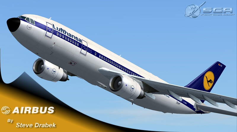 Fs2004 Sga Lufthansa Old Colors A300