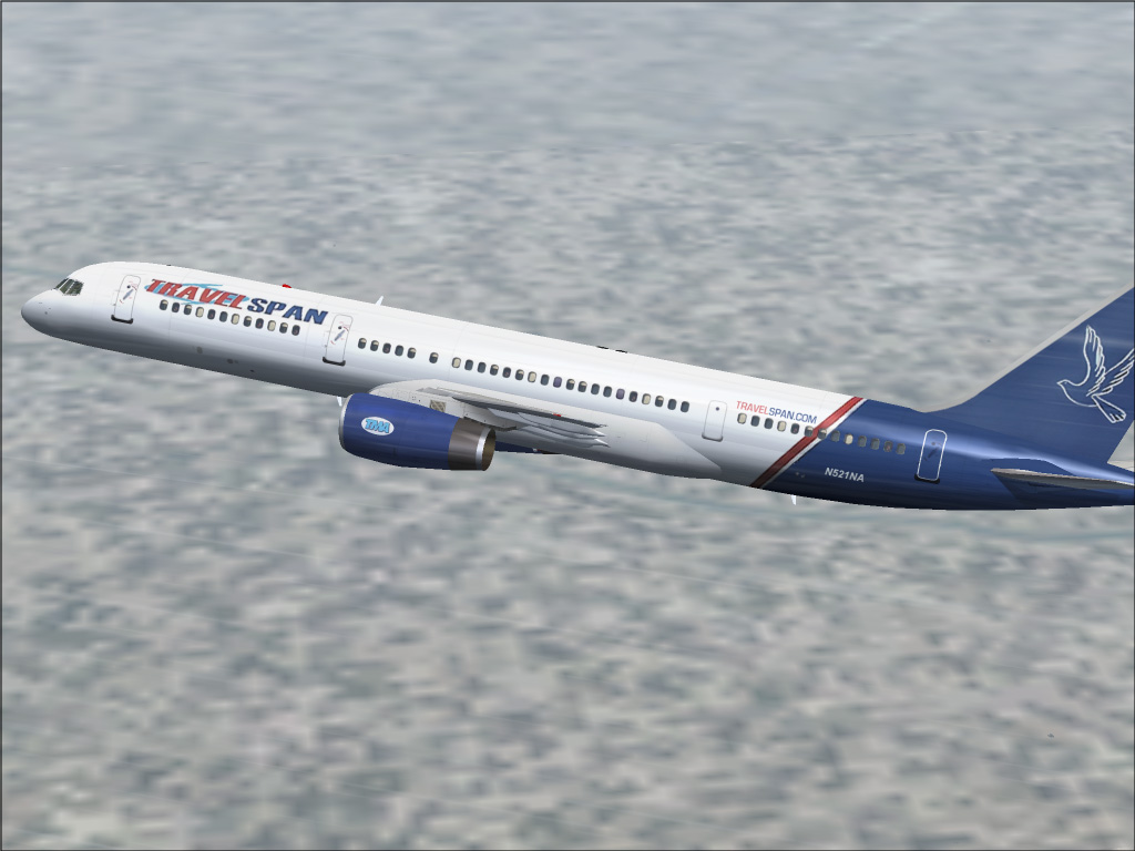 Fs2004 Boeing 757-200 Travelspan/Tma Hybrid Livery Repainted By : Kyle Schurb (Pilotkyle_A