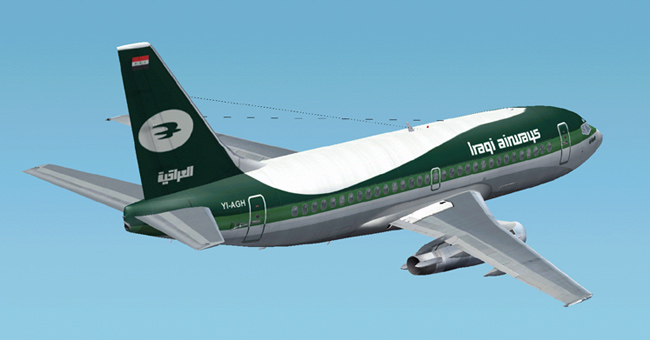 Iraqi Airways Boeing 737-200 This Is Repainted Textures Of Erick Cantus New Boeing 737-200 — 1