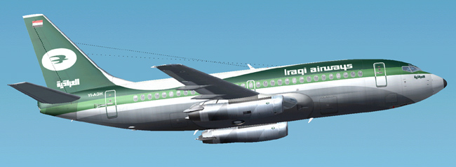 Iraqi Airways Boeing 737-200 This Is Repainted Textures Of Erick Cantus New Boeing 737-200