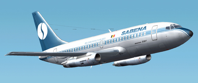 Sabena 737-200 This Is Repainted Textures Of Erick Cantus New Boeing 737-200 In The Colors