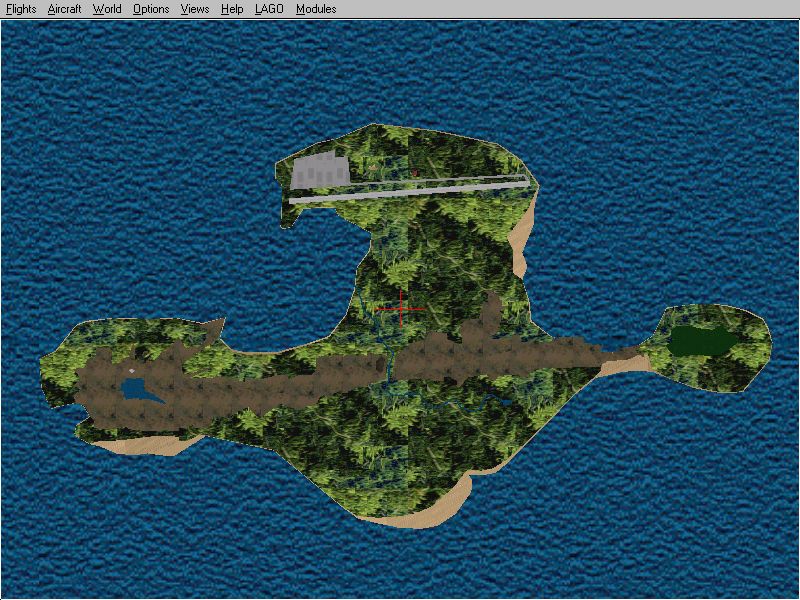 Fs98 Scenery For The Fictional Monkey Island From The Popular Adventure Games Of The Same — 1