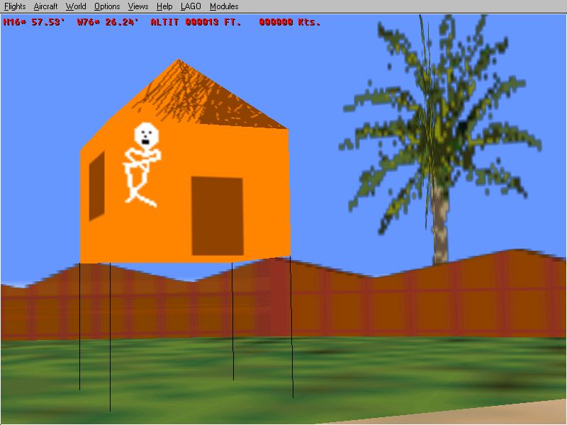 Fs98 Scenery For The Fictional Monkey Island From The Popular Adventure Games Of The Same