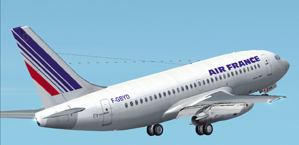 Air France 737-200 This Is Repainted Textures Of Erick Cantus New Boeing 737-200 In The Co — 1