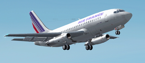 Air France 737-200 This Is Repainted Textures Of Erick Cantus New Boeing 737-200 In The Co