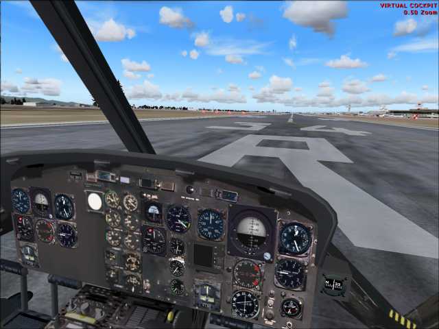 Fs2004 Uh-1 Panel This Panel Made From Fspanel Studio