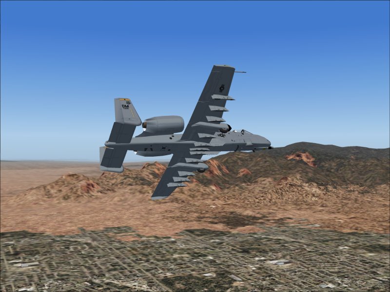 Fs2004 Fairchild A-10 Thunderbolt Ii Repaint Repaint Of The Alpha Simulations Fs2002 A-10A