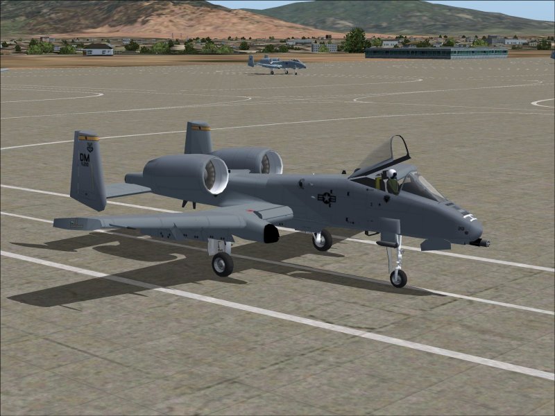 Fs2004 Fairchild A-10 Thunderbolt Ii Repaint Repaint Of The Alpha Simulations Fs2002 A-10A