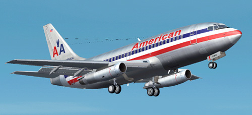 American Airlines 737-200 This Is Repainted Textures Of Erick Cantus New Boeing 737-200 In