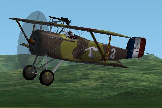 Nieuport 17 For Cfs1,Cfs2 And Fs2002, As Flown By René Dorme 1917 — 1