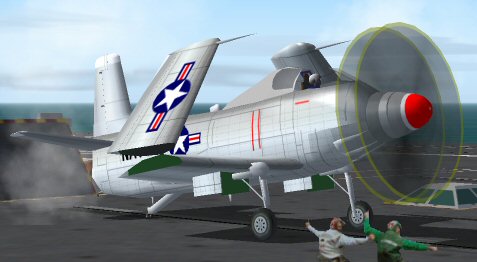 Fs2004 Douglas A2D-1 Sky Shark This Fsdsv2 Project Has Folding Wings, Sliding Canopy, Nav