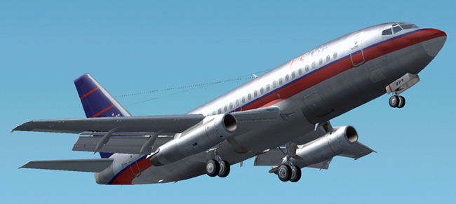 Us Airways 737-200 This Is Repainted Textures Of Erick Cantus New Boeing 737-200 In The Co