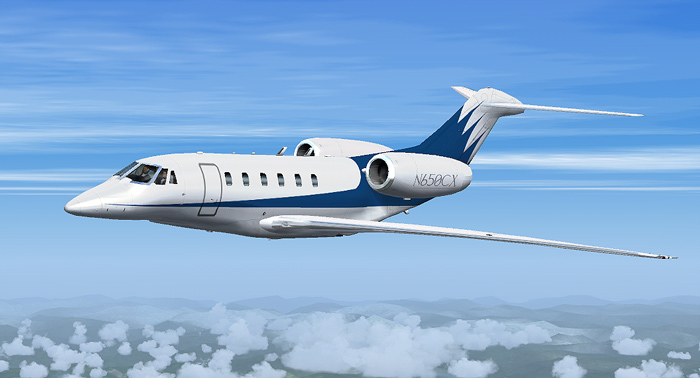 Fs2004 Tailored Paint Layout For The Eaglesoft Cessna Citation X By Dan Walloch