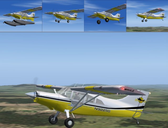 Fs2004 Maule M7-260 Textures And Added User Friendly Auto Pilot (Shift+6) To Bring Auto Pi