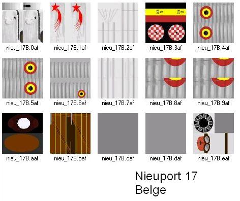 Belgian Nieuport 17 For Fs2002, Cfs2 And Cfs1 Many Of The French, British And Belgian Aces