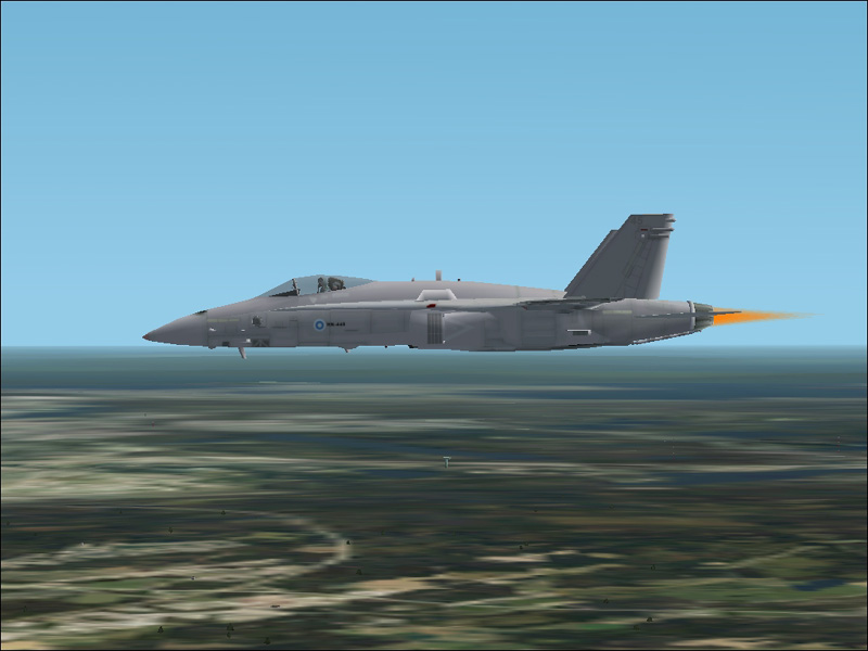Finnish Air Force F-18C Hornet(Hn-445) Paint For Dean Reimers Cf-18 Hornet (Fs2002) Paint