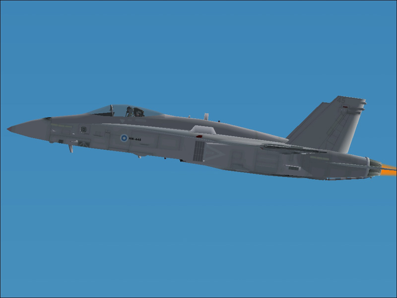 Finnish Air Force F-18C Hornet(Hn-445) Paint For Dean Reimers Cf-18 Hornet (Fs2002) Paint