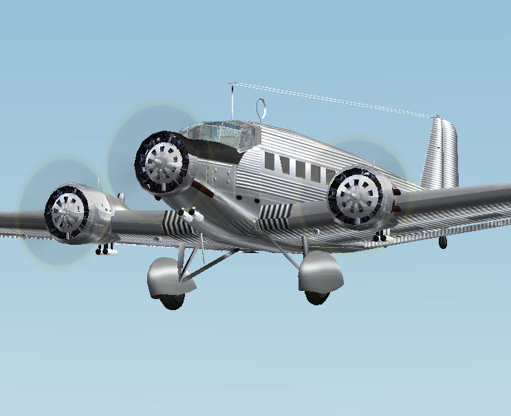 Fs2004 Junkers Ju-52/3M “Historic Airlines” (Full Version 6.0) — 1