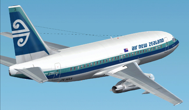 Air New Zealand 737-200 This Is Repainted Textures Of Erick Cantus New Boeing 737-200 In T