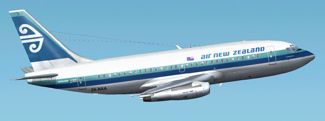 Air New Zealand 737-200 This Is Repainted Textures Of Erick Cantus New Boeing 737-200 In T