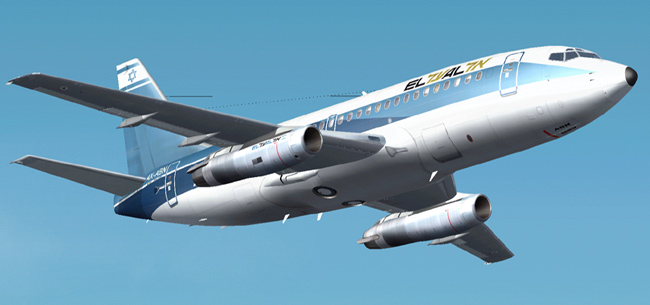 El Al Boeing 737-200 This Is Repainted Textures Of Erick Cantus New Boeing 737-200 In The