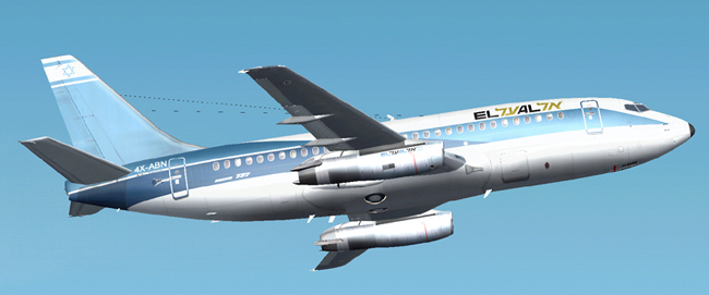El Al Boeing 737-200 This Is Repainted Textures Of Erick Cantus New Boeing 737-200 In The