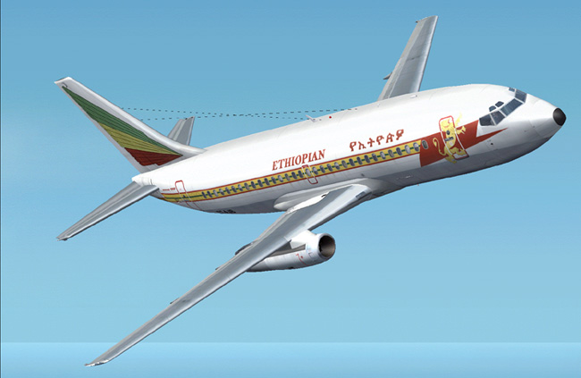 Ethiopian Airlines Boeing 737-200 This Is Repainted Textures Of Erick Cantus New Boeing 73
