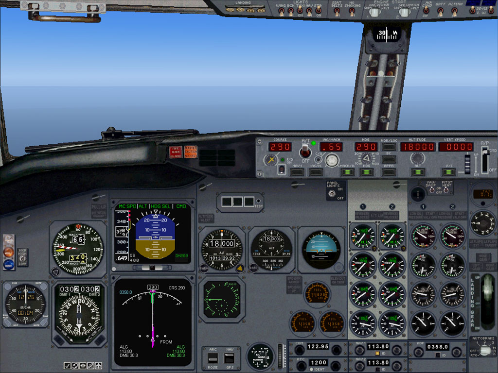 Very Hight Quality 737-300 Digital Panel For Fs2004