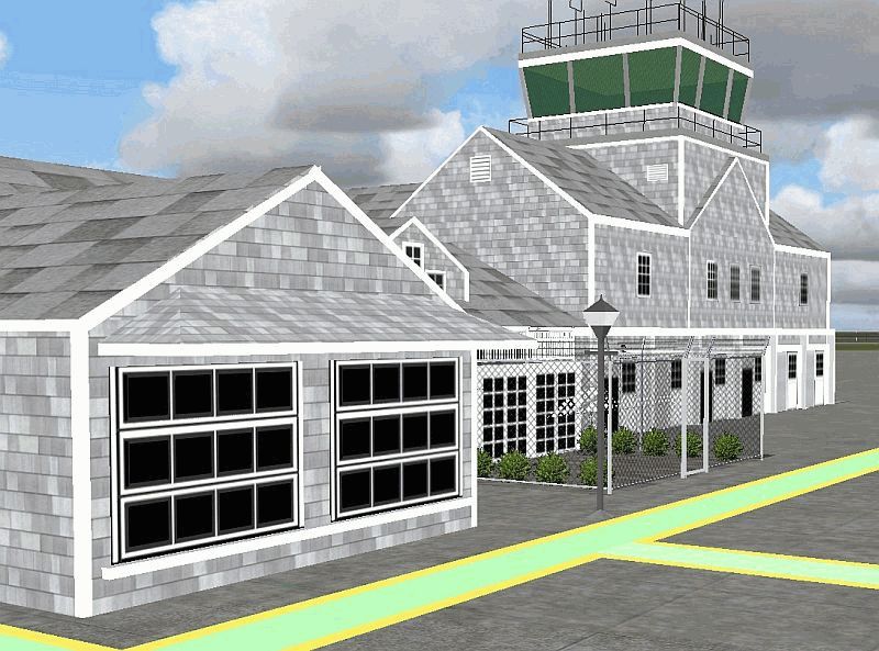 Fs2004 Scenerynantucket Memorial Airport - Where All The Rich Fly To For The Weekends