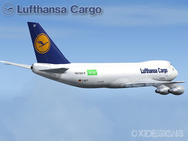 Project Opensky 742 In Lufthansa Cargo Wow Livery Type: 747-230F Powerplants: Ge Cf6-50E2
