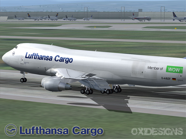 Project Opensky 742 In Lufthansa Cargo Wow Livery Type: 747-230F Powerplants: Ge Cf6-50E2