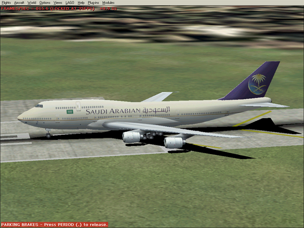Fs2002 Fspainters Repaint Of Saudia Airlines New Colour Layout For B747-300Rr