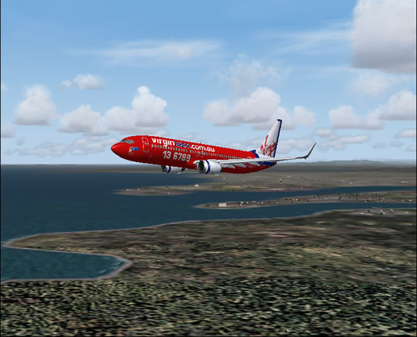 This Is A Model Of The Virgin Blue Airlines 737-800Ng With Winglets By John Pantic, This P