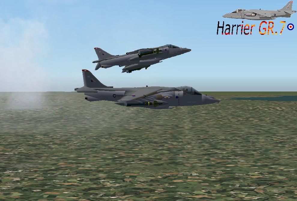 This Harrier Gr.7 Is Repainted In A Fictional Version Of The Royal Air Force — 1