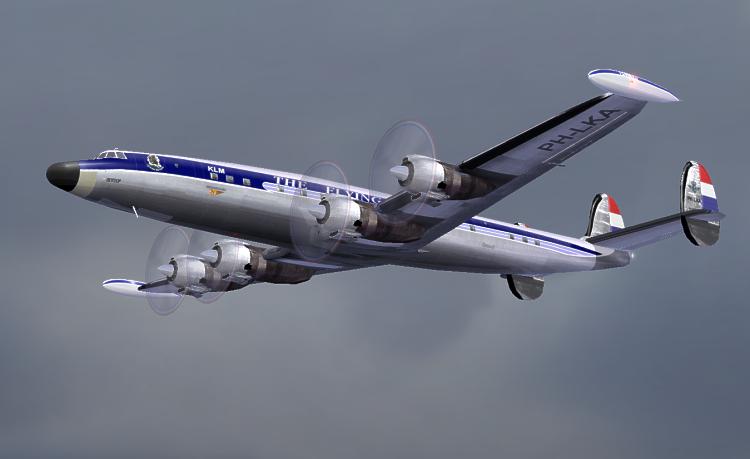 Fs2004 Klm L-1049 Super Constellation