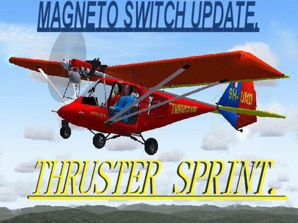 Fs2004 Fs2002 Thruster Sprint Panel Update For Magneto Switch Function In Vc Mode And Popu