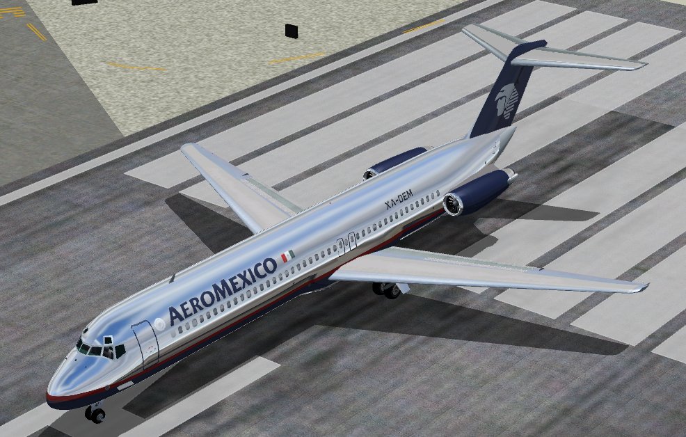 Dc9-30 In Aerocalifornia, Aerocaribe, And Aeromexico Liveries By I