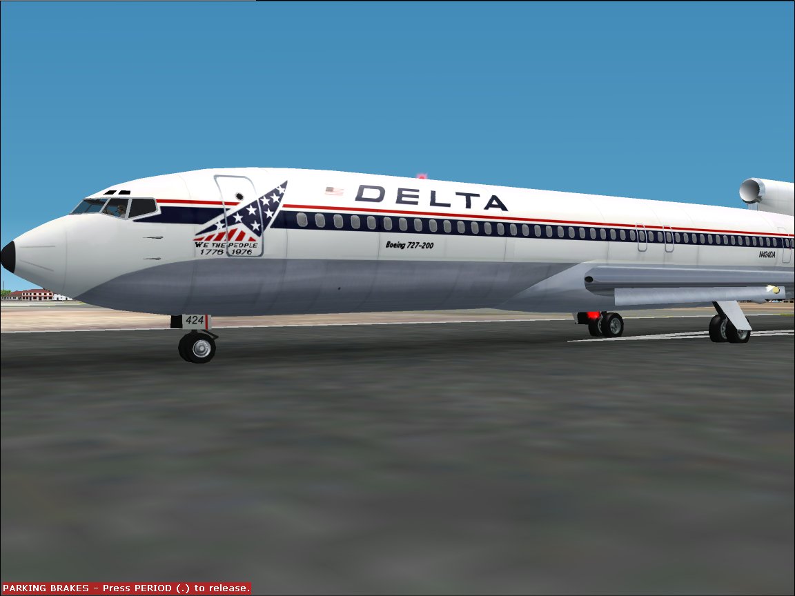 Fs2002/2004 Delta Boeing 727-225A (Bicentennial)
