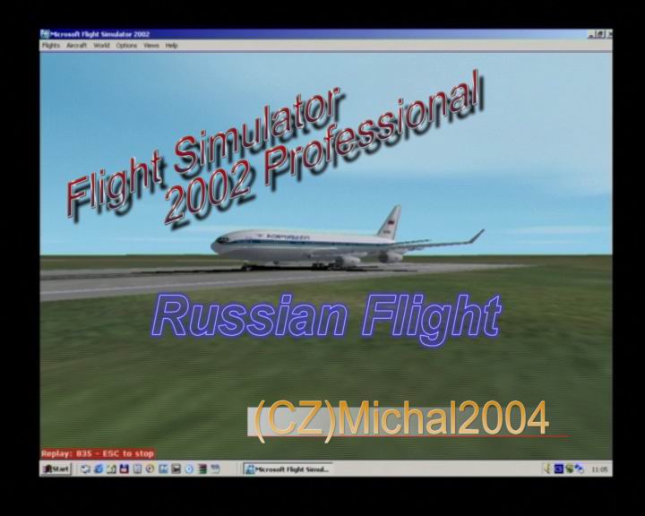 Fs-2002 Pro Flight With The Very Popular Russian Il-96 Civil Aircraft