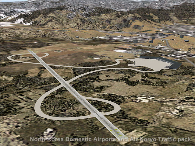 North Korea Domestic Airports & Air Koryo Ai Traffic Pack Ver.1.0