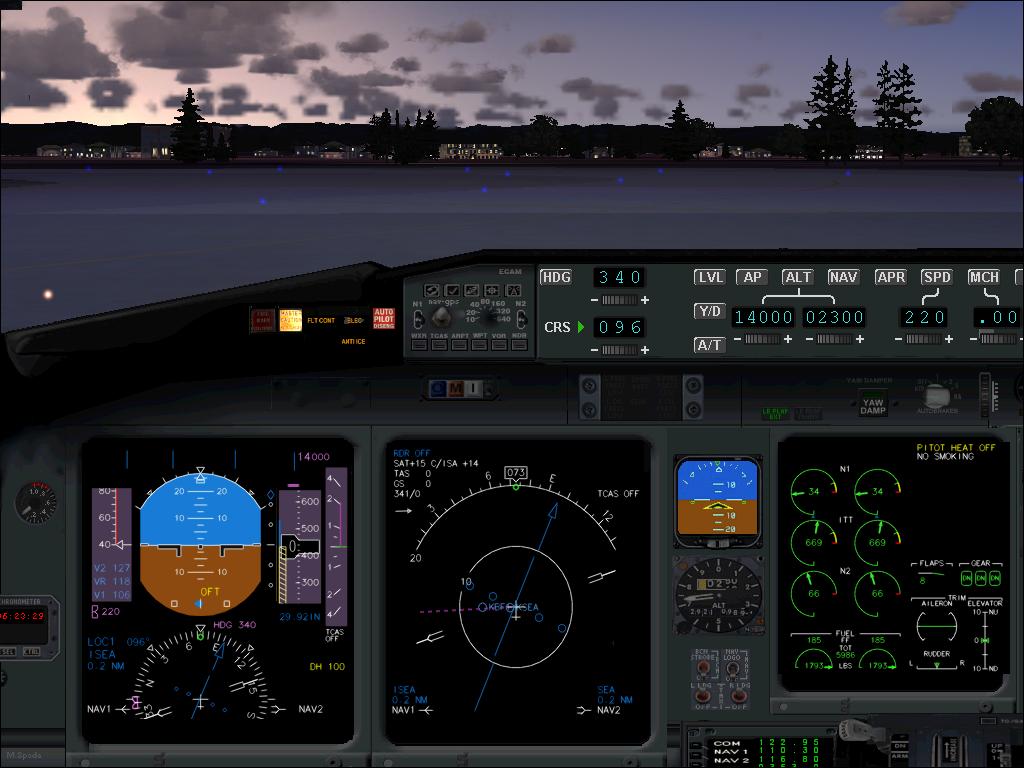Fs2004 Learjet 45 Panel