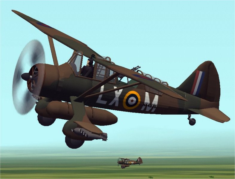 Cfs2 Westland Lysander Fsdsv2.X Model, Air File, Aircaft.config, Panel, Textures., Scenedb