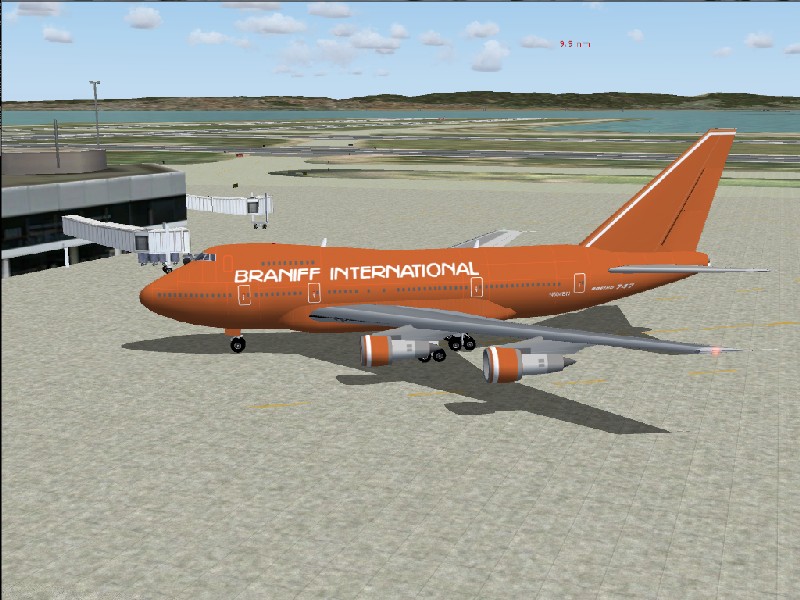 Fs2004 Boeing 747Sp-27 Braniff International Airways