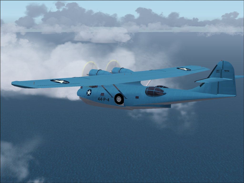 Pby5A Catalina Vp-44 1942 Battle Of Midway Search Plane